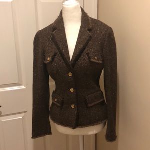 J. McLaughlin size S brown jacket